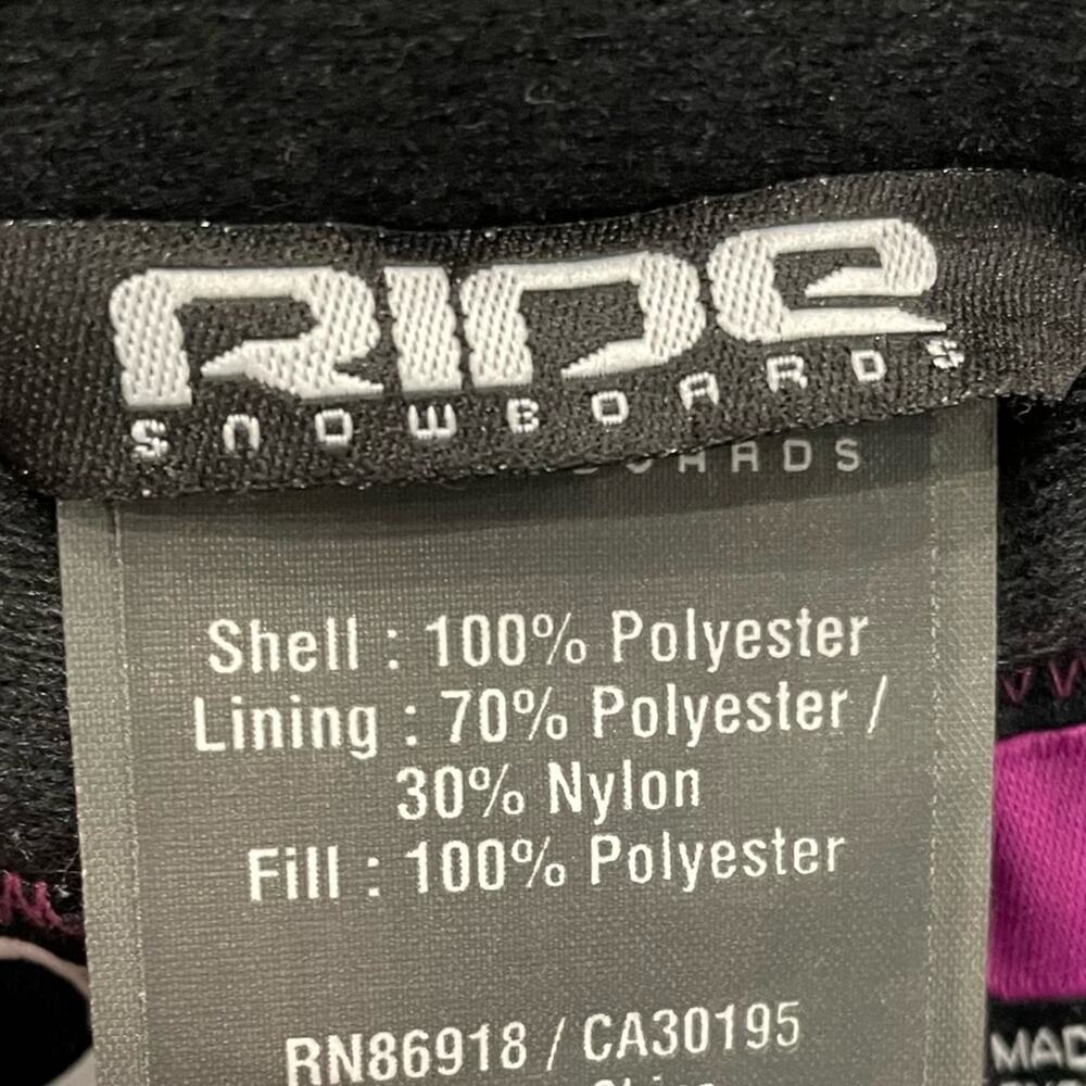 Ride Snowboard Pants Women’s Ombré Purple Low Rise Sz M - Picture 5 of 8